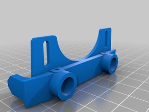 scx10 front bumper w cms r c vehicles ax80026a-2 chassis mount servo steering 3d print model - Mito3D