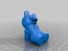freddy fazbear bobble hombre de oro La impresión en 3d 3d print model - Mito3D