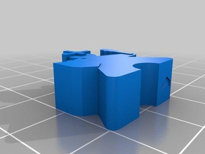 leme de maça jogos personalizado 3d print model - Mito3D