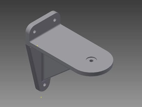 foscam security camera mount bracket shelf 3d print model - Mito3D