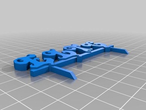 meine angepasste eltc-Zeichen Schilder & logos kundengebundene 3d print model - Mito3D