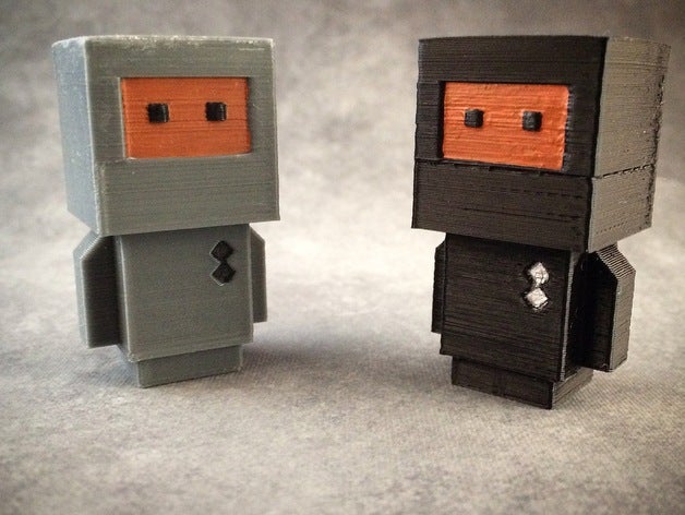 blockhead ninja jouets & jeux testedcom tinkercad 3D print model - Mito3D