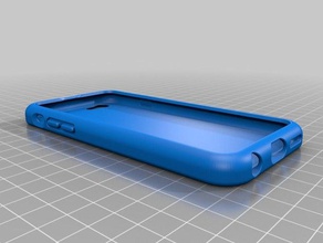 iphone 6 case flex mobile phone flexible filament ninjaflex 3d print model - Mito3D