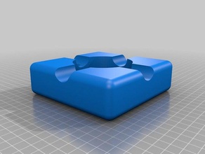 geométricas cinzeiro charuto recipientes 3d print model - Mito3D