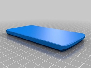 nexus 4 botões - 3d fictício telefone celular 3d print model - Mito3D