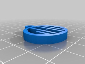 meine kundenspezifische Monogramm-Anhänger Schmuck kundengebundene 3d print model - Mito3D