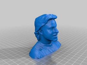 alessio personas muchacho el busto de la cara figura estatuilla cabeza humanos kinect hombre meshmixer netfabb persona reconstructme torso 3d print model - Mito3D