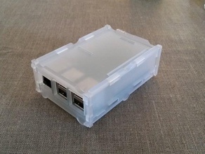 pi 2 durumda istifleme bilgisayar ahududu raspberry konut 3d print model - Mito3D