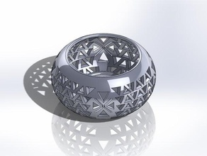 porte-bougie à réchaud décor bougie lumière de thé 3d print model - Mito3D