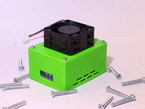 dc-boost-Wandler-Kühlung-Gehäuse mit 150 watt - Elektronik 3d print model - Mito3D