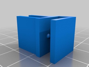 yazzo-Buchse locking clip unterstützt andere box upgrade Teil openscad panel 3d print model - Mito3D