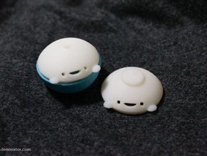 mignon bol de riz caractère la figure jouets & accessoires jeux bouteille bols coupe kawaii mug jouet les 3d print model - Mito3D