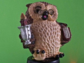 owl scanning scans & replicas 3d scan netfabb poison replicants scanner 3d print model - Mito3D