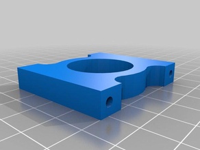 25mm carbon tube clamp 3d printing 3d print model - Mito3D