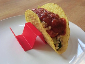 taco shell holder kitchen dining 3d print model - Mito3D