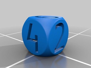dice wuerfel math art 3d print model - Mito3D