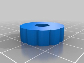 klip knob drum yedek parça özelleştirilmiş 3d print model - Mito3D
