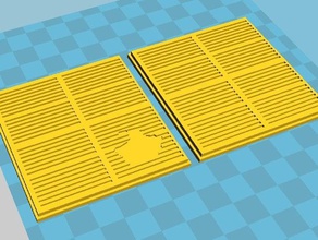 scifi terrain grating games rpg tiles 3d print model - Mito3D