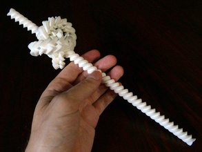 30cm aks üçlü dişli matematik sanat 3d print model - Mito3D
