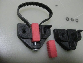 belt tensioner clamp - precision 3d printer parts 3d print model - Mito3D