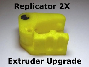 replicator 2x extruder upgrade 3d printer extruders mk8 3d print model - Mito3D