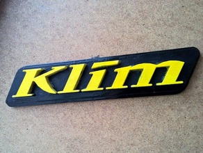 klim logo signs & logos 3d print model - Mito3D