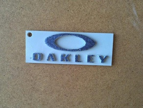 oakley logotipo signos y logotipos 3d print model - Mito3D