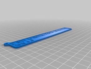 meine angepasste customizer openscad version als Schlüsselanhänger kundengebundene 3d print model - Mito3D