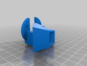kossel hot end fan 25mm j head 3d printer parts mount j-head mini 3d print model - Mito3D