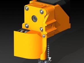squarebot extruder-Billig-version 3d-Drucker-Extrudern extruder filament feeder 3d print model - Mito3D