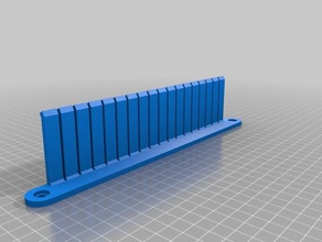 jumper wire rack 18 tool holders & boxes customized 3d print model - Mito3D