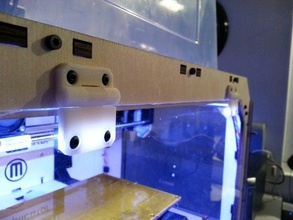 imprimibles de la bisagra 3d impresora accesorios barspin daniel noree cubierta frontal duplicador 3d print model - Mito3D
