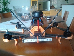 Unterstützung immersionrc 58 ghz spironet rhcp-Antenne-sma-v2 x emax 250 quadcopter hobby 3d print model - Mito3D