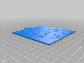 trooper 2d art personnalisé 3d print model - Mito3D