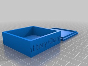 caixa carregador recipientes personalizado 3d print model - Mito3D