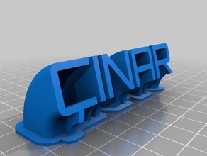 cnr office personalizado 3d print model - Mito3D