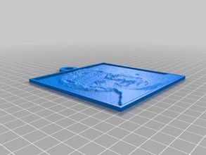 maria montessori lithopane 2d a arte personalizado 3d print model - Mito3D