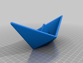 lukerye origami bateau sculptures personnalisé 3d print model - Mito3D