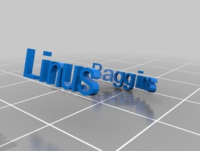 linus' o anel anéis personalizado 3d print model - Mito3D