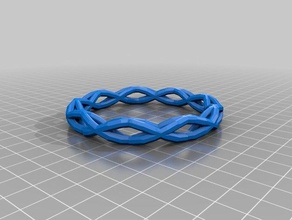 ma personnalisé anneau de bracelet la couronne chose v2 mode 3d print model - Mito3D