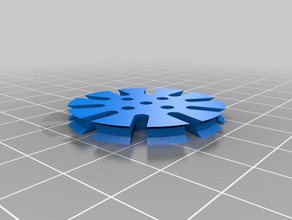 my customized omni wheel prototype robotics 3d print model - Mito3D