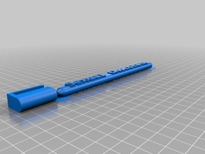 my customized advanced word pen chocolate office 3d print model - Mito3D