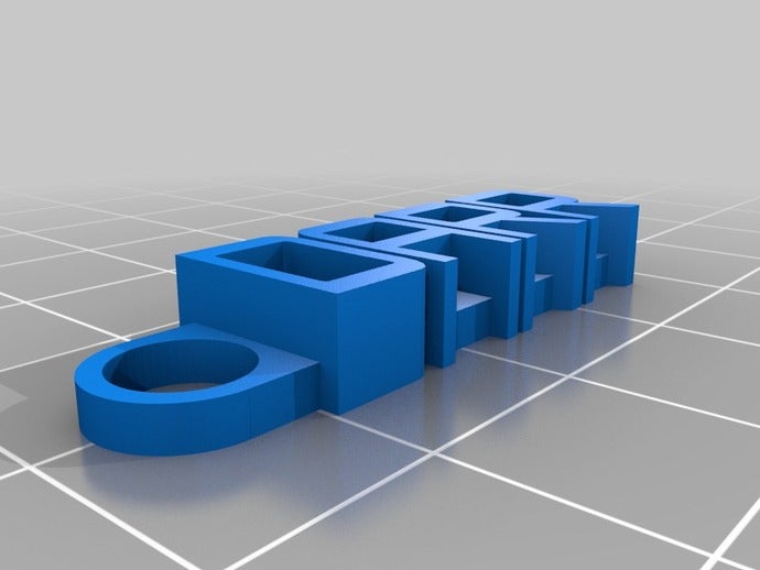 darr organização personalizado 3D print model - Mito3D