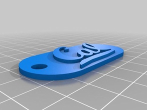 cal keychain other 3d print model - Mito3D
