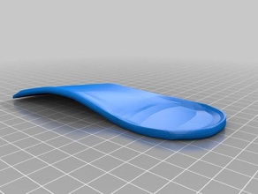 my customized orthotic insoles customizeable zainab 3d print model - Mito3D