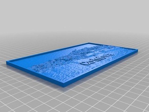 coimbra-wide 2d art customized 3d print model - Mito3D