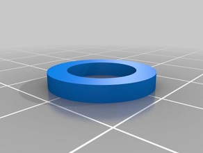 10 mm washer parts customized 3d print model - Mito3D