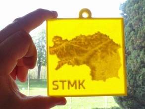 steiermarkstyria austria lithopane diy customized 3d print model - Mito3D