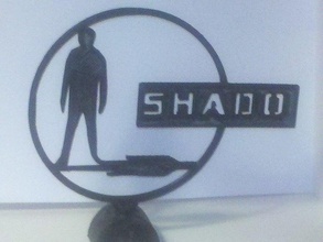 shado logosu kupa işaretler logoları abs para fanderson gerry anderson medal prop stand tv dizi ufo 3d print model - Mito3D