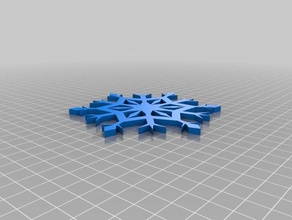 elsa snowflake 3d printing frozen 3d print model - Mito3D